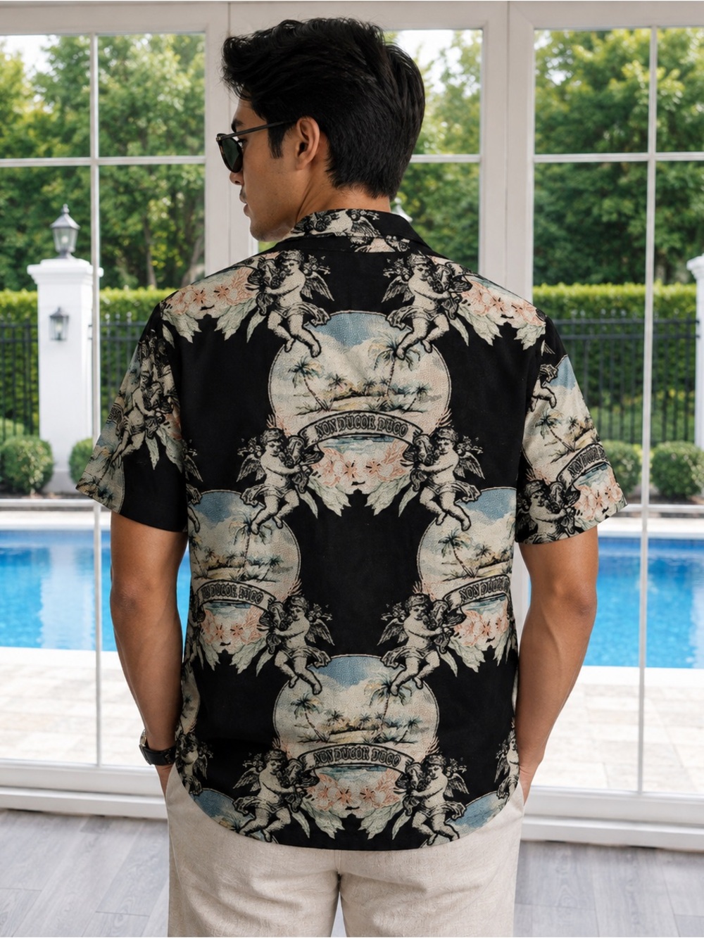 Rebel Vengeance Tapestry Button Down shirt or Jacket L NWT
